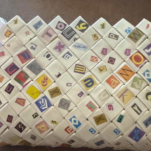 Colorful Candy Wrapper Clutch - Picture 2 of 3